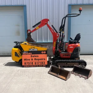 Kubota U10-3 and JCB HTD5 Dumper Package